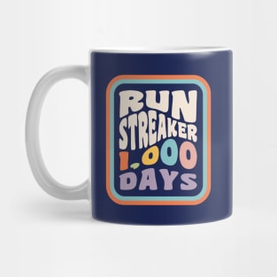 Run Streak Run Streaker 1,000 Days of Running Comma Day Mug